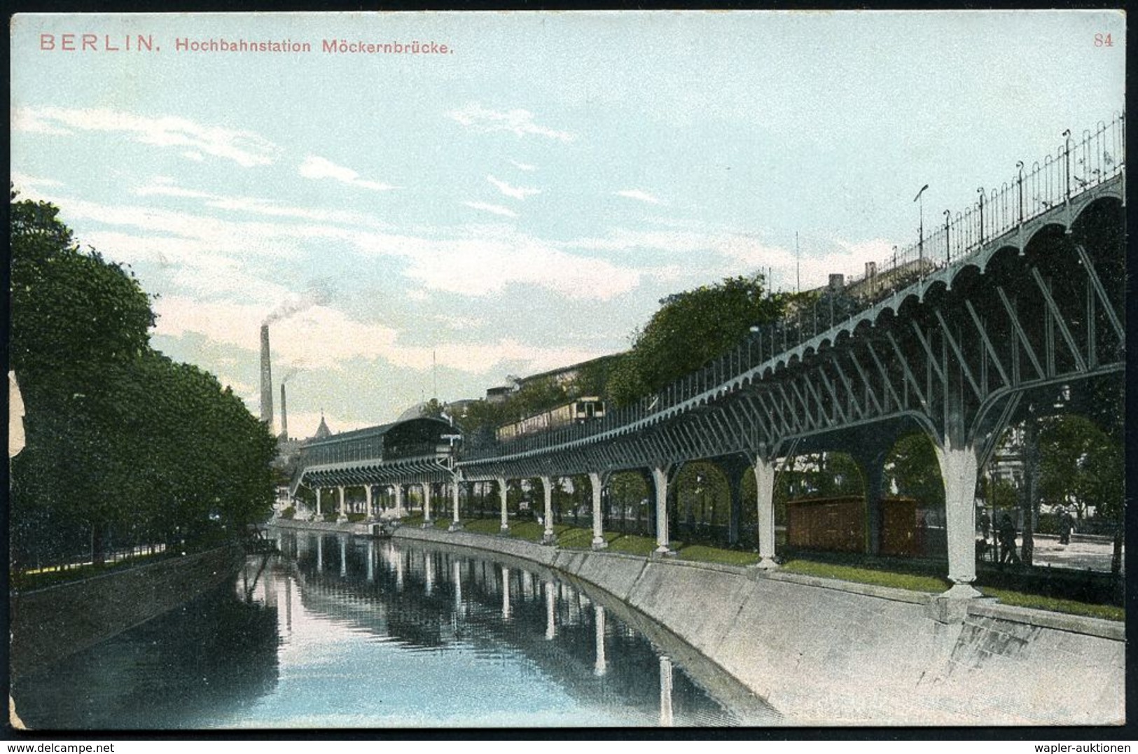 UNTERGRUNDBAHN /U-BAHN : Berlin-Kreuzberg 1902/11 U-Bahnhof Möckernbrücke, 7 verschiedene s/w.- u. Color-Foto-Ak. , teil