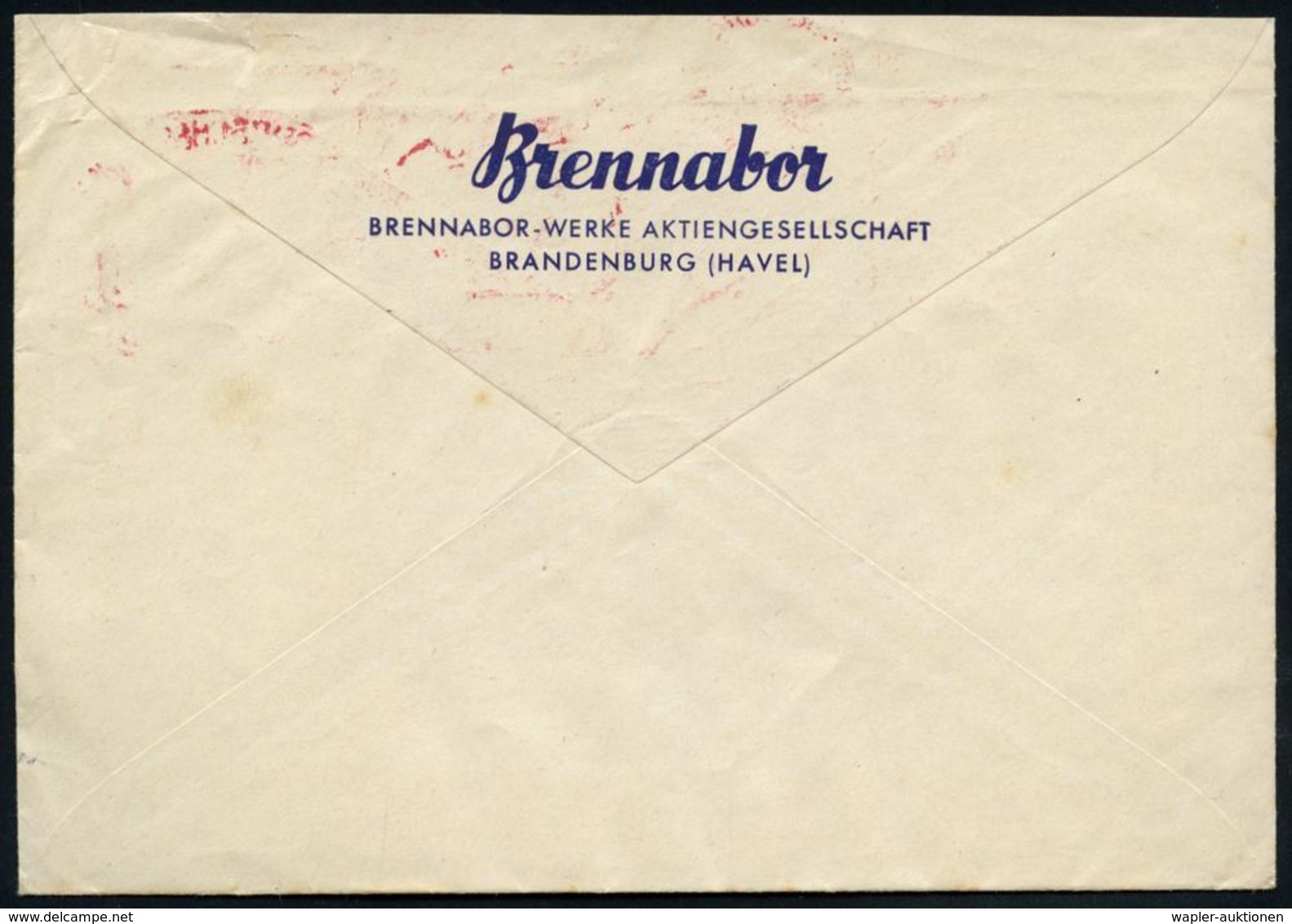 F A H R R A D  / INDUSTRIE & ZUBEHÖR : BRANDENBURG (HAVEL)/ 1/ BRENNABOR/ Fahrräder/ Kinderwagen.. 1938 (6.12.) AFS (Bf. - Autres (Terre)