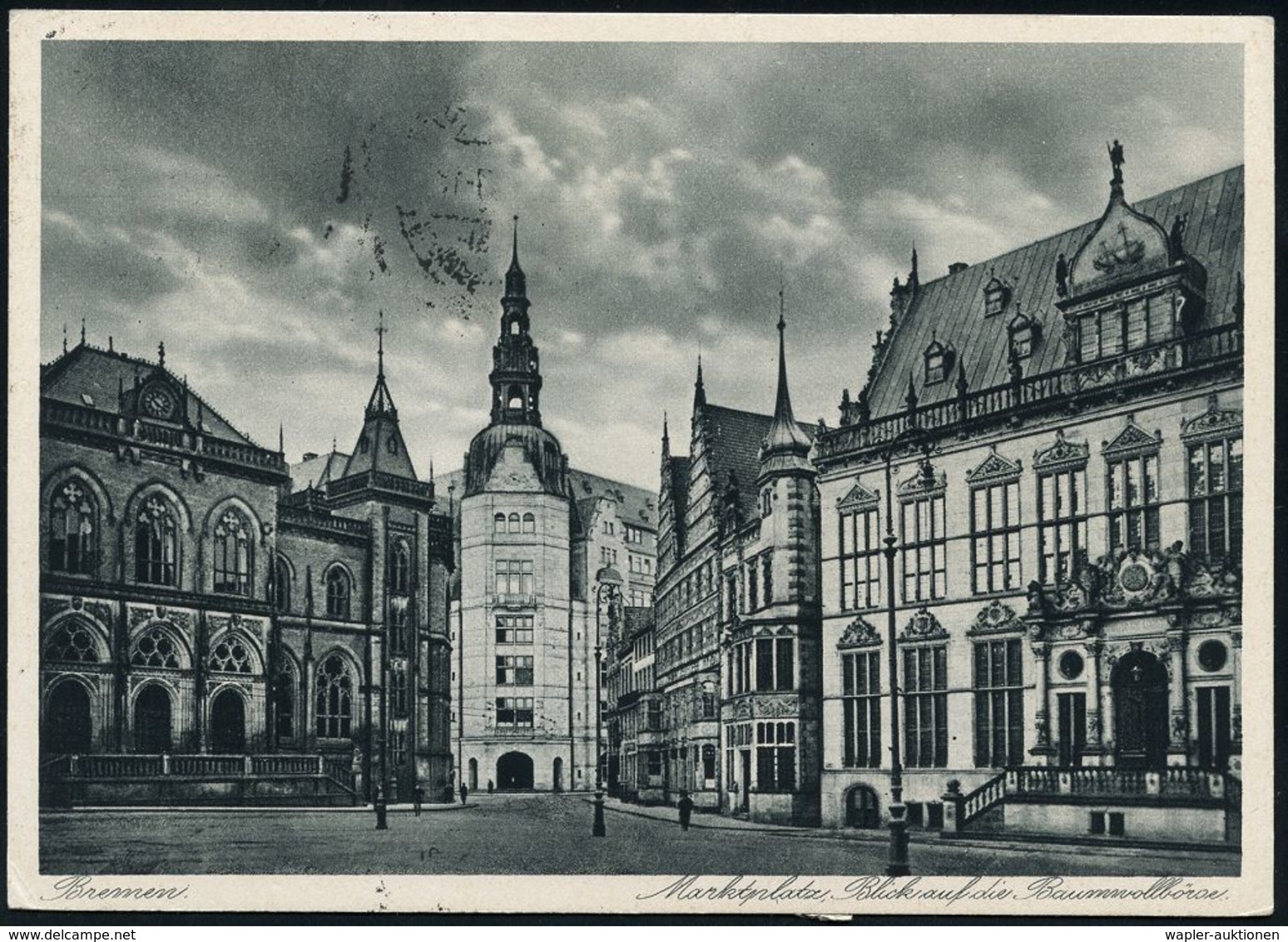 DEUTSCHE FLUGBESTÄTIGUNGSSTEMPEL : Dresden /  Bremen 1929 (22.5.) Roter Ra.2: Mit Luftpost Befördert/ Luftpostamt Dresde - Autres (Air)