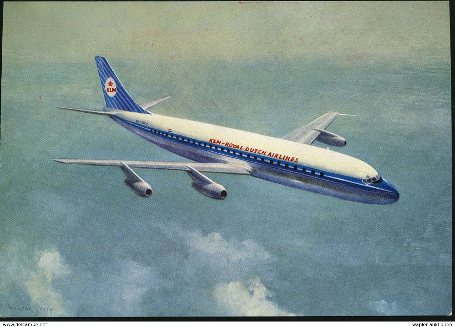 FLUGGESELLSCHAFTEN (OHNE DEUTSCHLAND) : (16) FRANKFURT (MAIN) 9/ KLM/ 40/ JAHRE/ 1919-/ 1959 1959 (8.1.) Seltener Jubil. - Autres (Air)