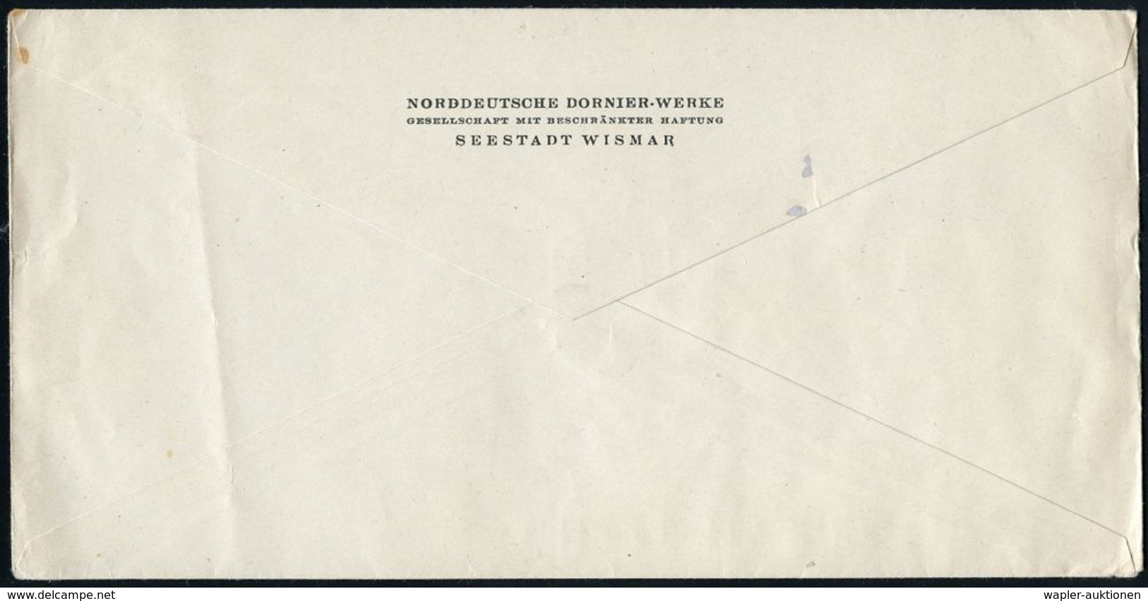 MILITÄRFLUGWESEN / MILITÄRFLUGZEUGE : WISMAR/ NORDDEUTSCHE DORNIER-WERKE GMBH 1941 (26.5.) Seltener AFS = Dornier-Logo ( - Avions