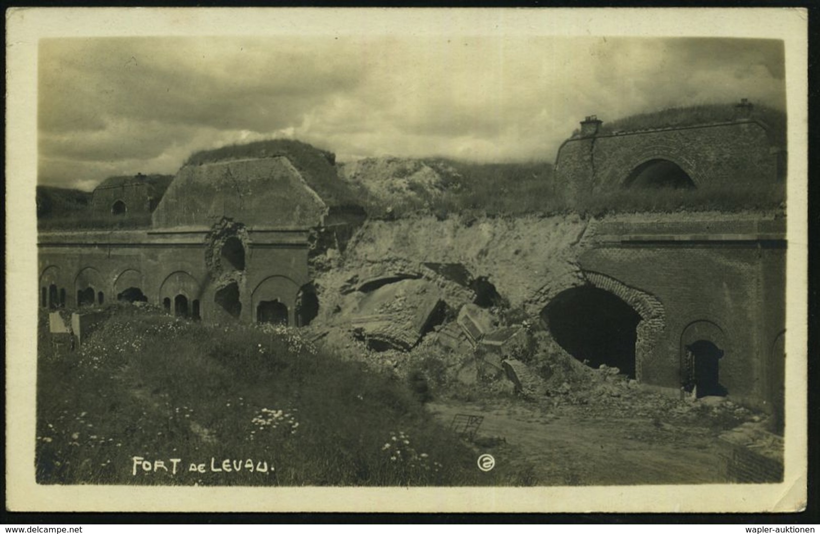 LUFTFELDPOST I. WK : DEUTSCHES REICH 1918 (23.7.) Aptierte 1K-Brücke: Feldpost/a = Tarnstempel + Seltener, Blauer 1K-HdN - Avions