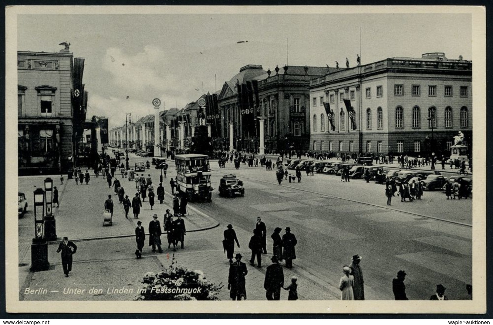 LUFTWAFFE 1939-45 / LUFTFELDPOST II.WK : DEUTSCHES REICH 1941 (21.6.) Stummer MaWellenSt. = Tarnstempel Berlin + Stummer - Avions