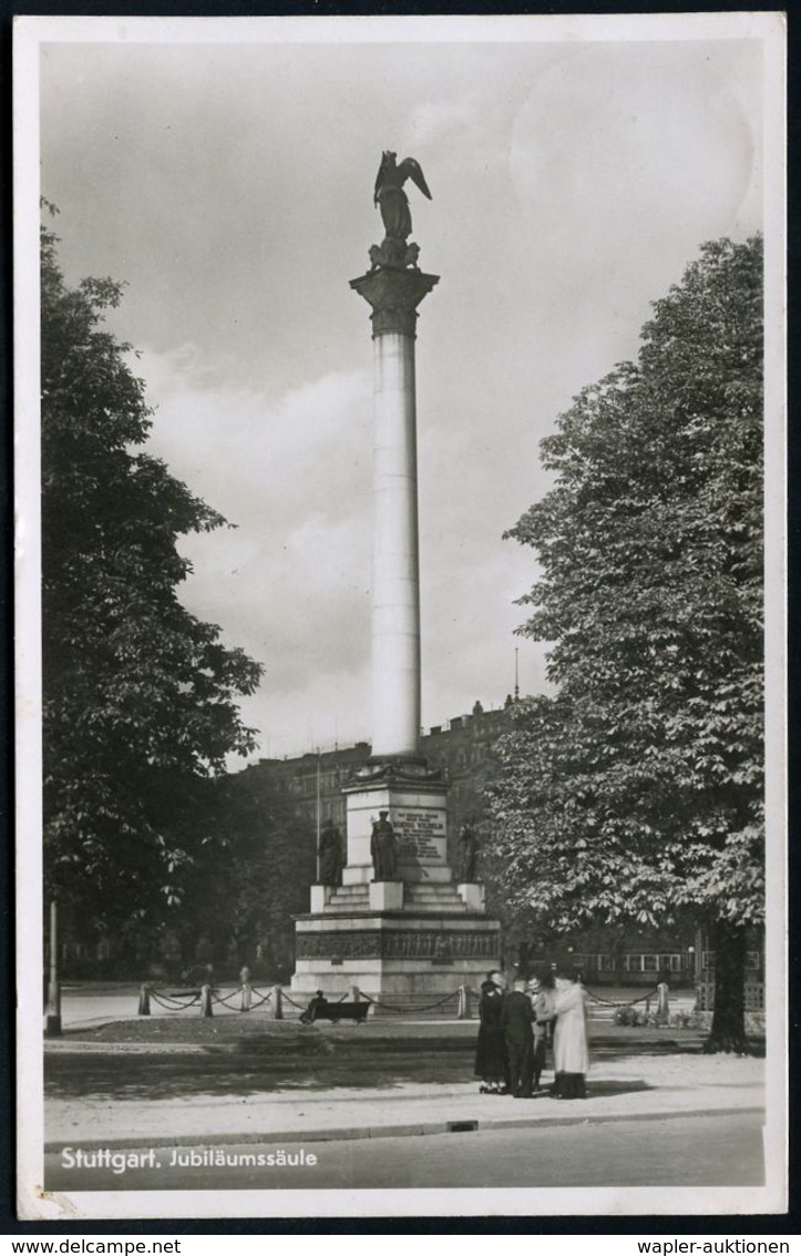 LUFTWAFFEN-FLUGSCHULEN & AKADEMIEN : Möhringen 1941 (29.8.) Stummer 1K = Tarnstempel Stuttgart + Grüner 1K-HdN: Ln. Ausb - Airplanes