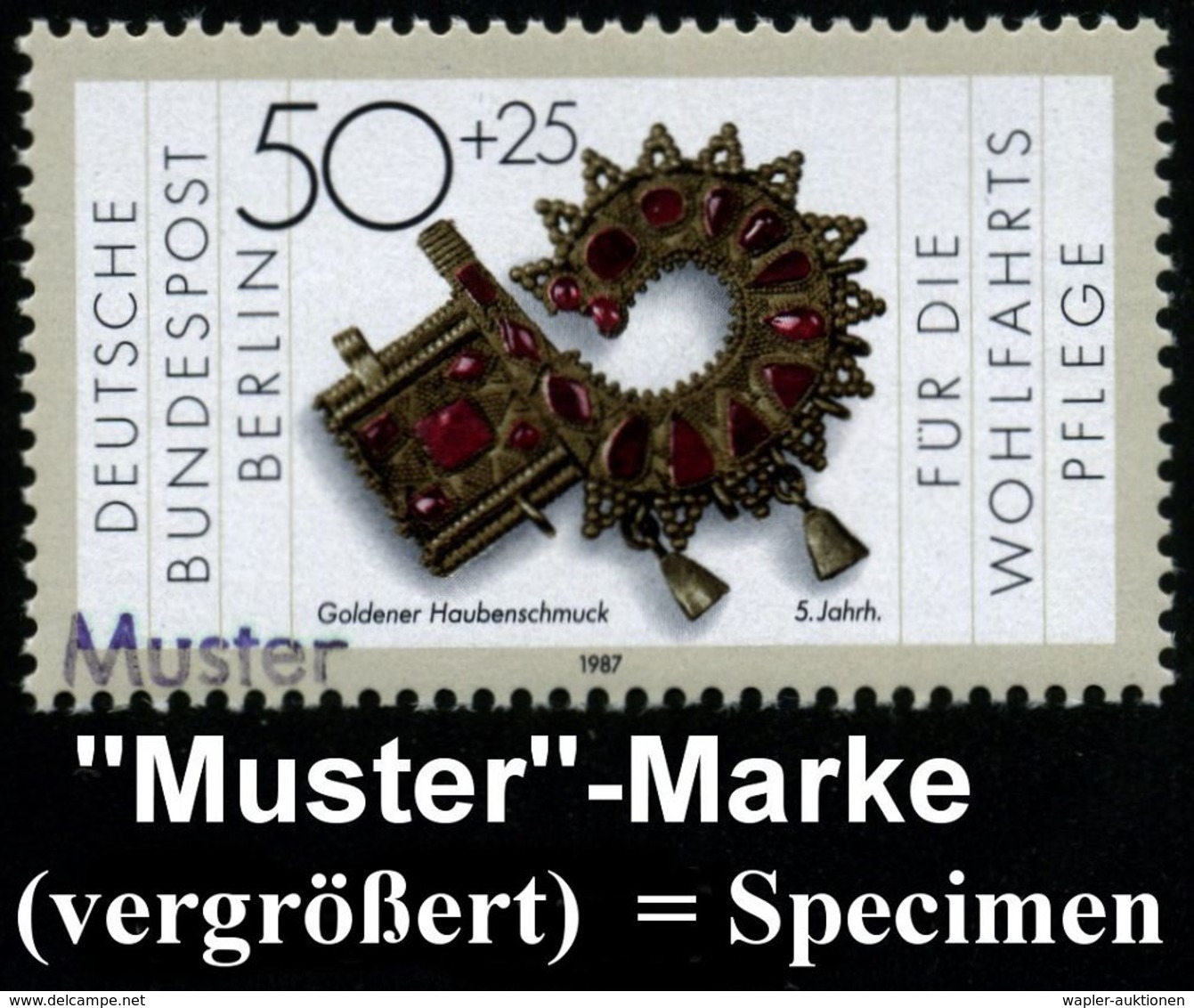 SCHMUCK / EDELSTEINE / DIAMANTEN : BERLIN 1987 (Okt.) Wofa, Kompl. Satz Schmuck Aus Archäologischen Museen,  A L L E  Mi - Sonstige & Ohne Zuordnung