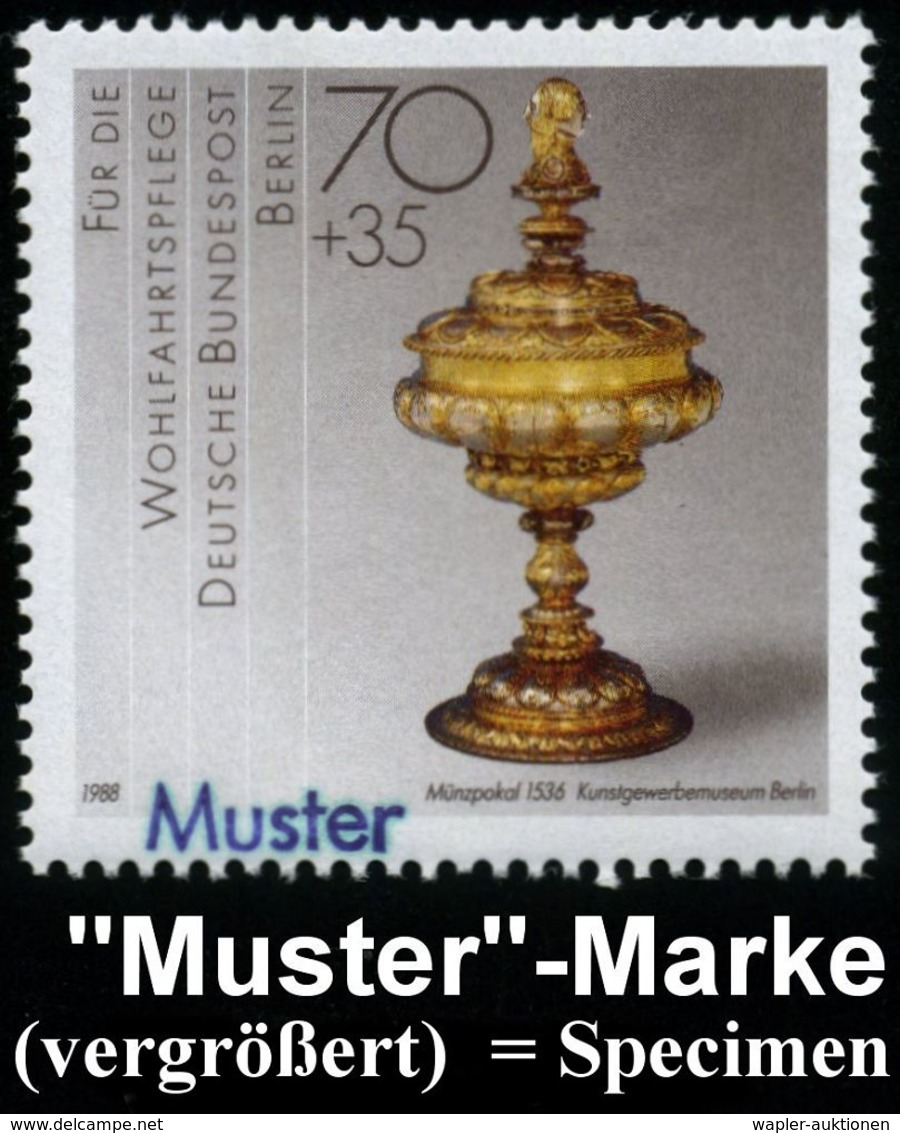 SCHMUCK / EDELSTEINE / DIAMANTEN : BERLIN 1988 (Okt.) Wofa, Kompl. Satz , Histor. Gold- U. Silberschmuck Alle Mit Amtl.  - Altri & Non Classificati