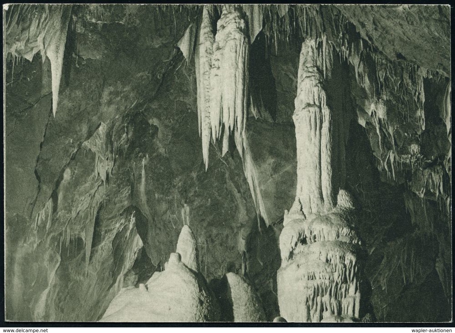HÖHLE / TROPFSTEINHÖHLE : TSCHECHOSLOWAKEI 1949 1,50 Kc. BiP Gottwald, Braun: Macocha = Detail Der Höhle , Ungebr. (Pofi - Autres & Non Classés