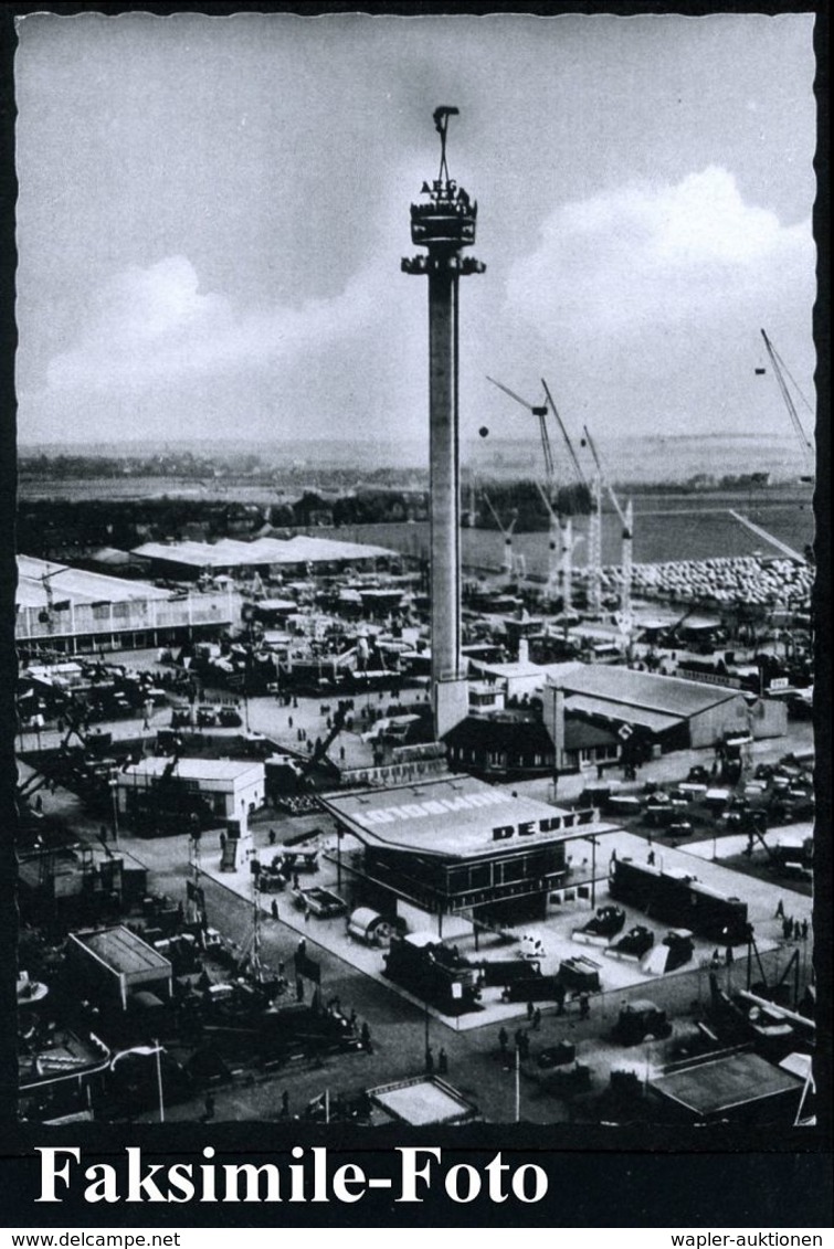 INTERNATIONALE MESSE HANNOVER : (20a) HANNOVER-MESSEGELÄNDE/ DEUTSCHE INDUSTRIE/ MESSE..1952 #bzw.# 1959 1952/59 2 Versc - Non Classés