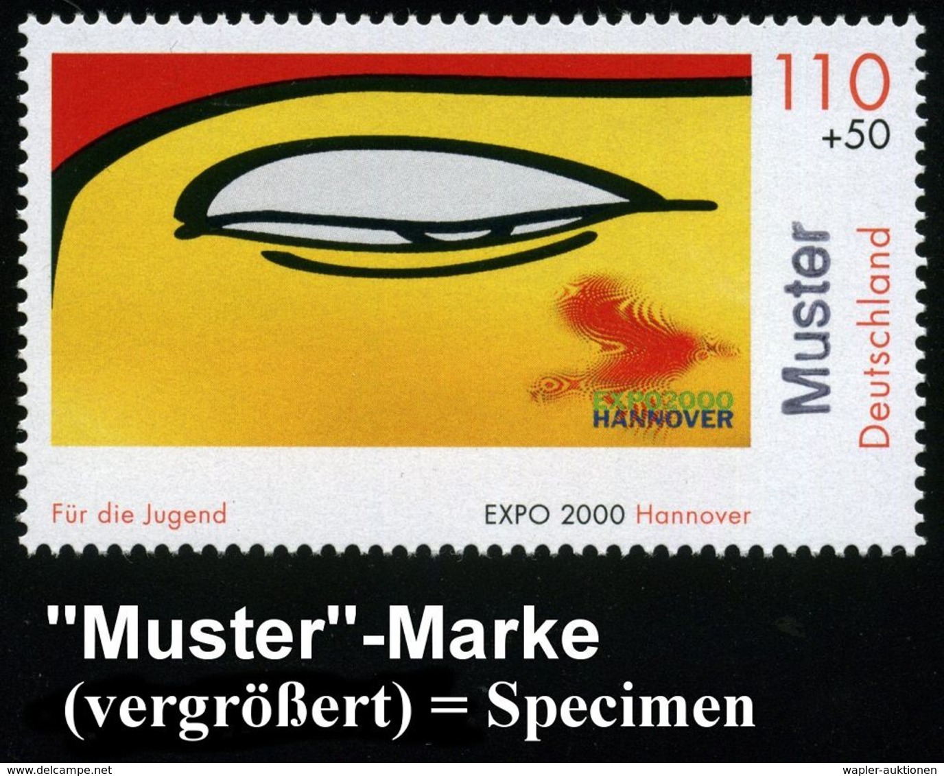 KIND / KLEINKIND / KINDHEIT / JUGEND : B.R.D. 2000 (Juni) "Jugend Auf Der EXPO 2000" (Hannover) Kompl. Satz, Jede Marke  - Altri & Non Classificati