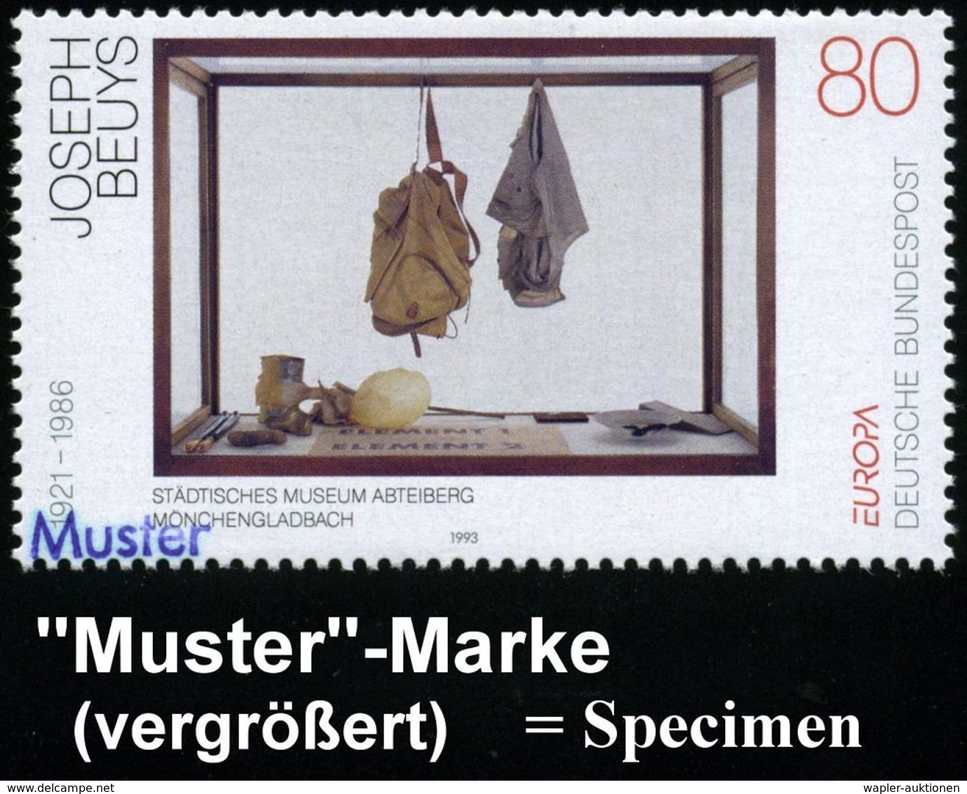 KÜNSTLER & MALER IN DEUTSCHLAND : B.R.D. 1993 (Mai) Zeitgenössische Kunst, Kompl. Satz (Europa-Marken) = 80 Pf. J. Beuys - Sonstige & Ohne Zuordnung