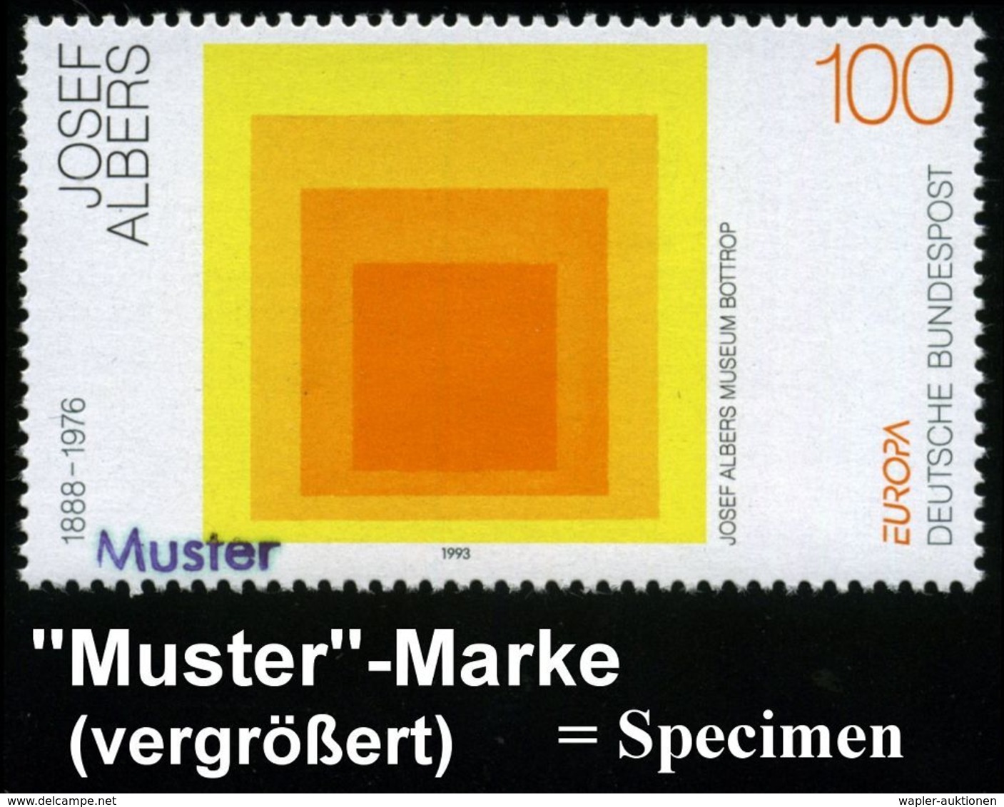 KÜNSTLER & MALER IN DEUTSCHLAND : B.R.D. 1993 (Mai) Zeitgenössische Kunst, Kompl. Satz (Europa-Marken) = 80 Pf. J. Beuys - Sonstige & Ohne Zuordnung