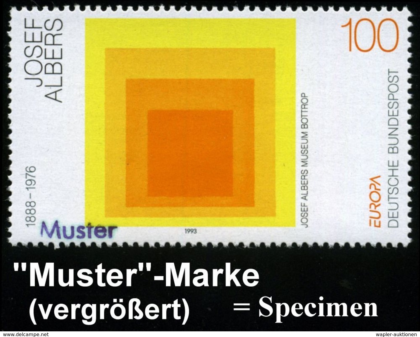 KÜNSTLER & MALER IN DEUTSCHLAND : B.R.D. 1993 (Mai) Zeitgenössische Kunst, Kompl. Satz (Europa-Marken) = 80 Pf. J. Beuys - Other & Unclassified