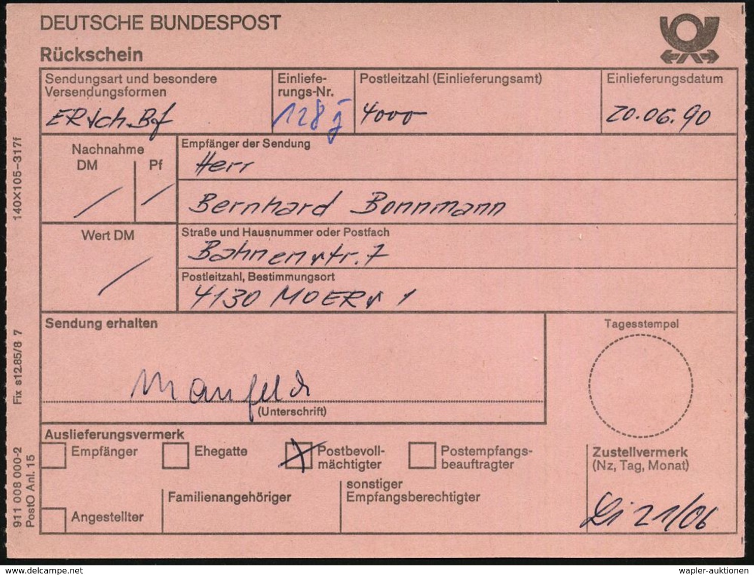 ALBRECHT DÜRER : 4000 DÜSSELDORF 1/ 500 Jahre/ Postverbindungen/ In Europa.. 1990 (20.6.) SSt = Dürer's Postreiter Auf E - Altri & Non Classificati