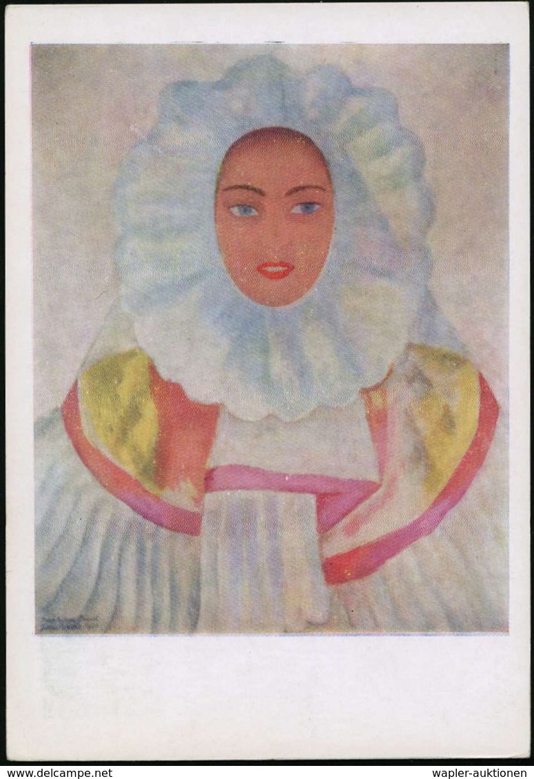 AUSLÄNDISCHE KÜNSTLER & MALER : MEXICO 1957 15 C. BiP Juarez, Grün: Diego Riviera "Portrait Senora Aurea Procel" , Ungeb - Autres & Non Classés