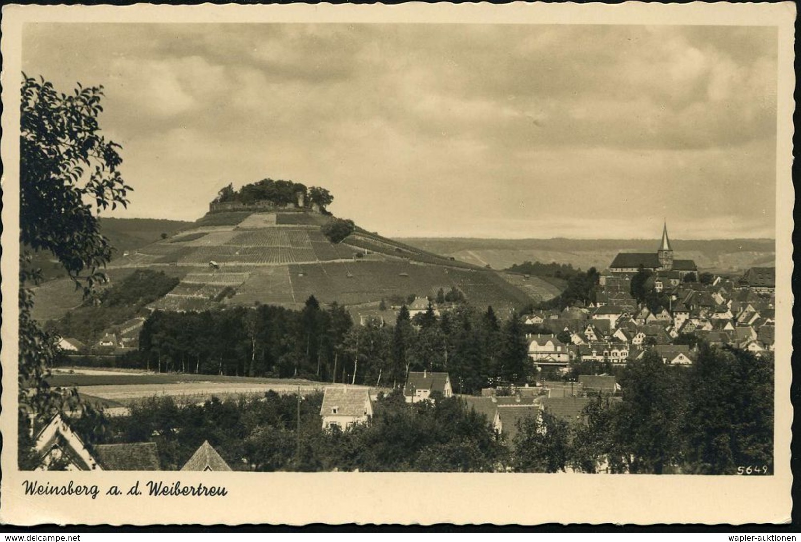 DEUTSCHSPRACHIGE DICHTER & LITERATUR : WEINSBERG (WÜRTT)/ Burg Weibertreu/ Weinbau/ Just.Kernerhaus 1939 (8.9.) HWSt = B - Schriftsteller