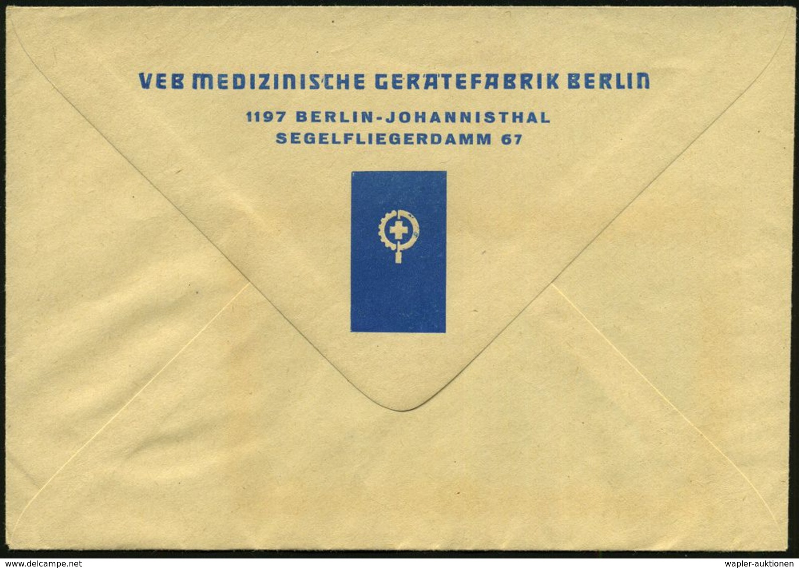 MEDIZINISCHE AUSRÜSTUNG & INSTRUMENTE : 102 BERLIN/ MEDIZINISCHE/ INSTRUMENTE/ U.GERÄTE 1968 (31.1.) AFS , Rs. Dekorativ - Medizin