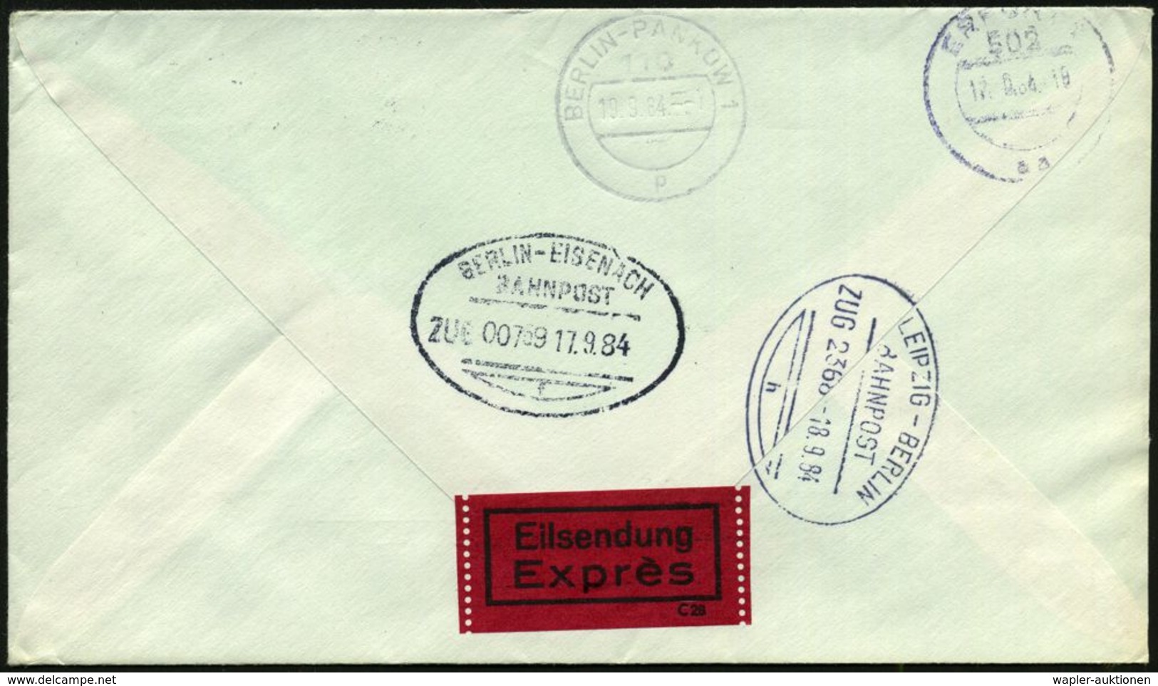 MEDIZINISCHE AUSRÜSTUNG & INSTRUMENTE : 5010 ERFURT 1/ 1954-1984/ 30 Jahre/ Medizin.Akademie Erfurt 1984 (17.9.) SSt (Lo - Medizin