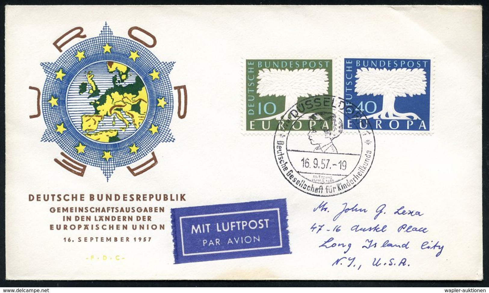 PÄDIATRIE / GYNÄKOLOGIE : (22a) DÜSSELDORF 1/ 55.Tagung/ Deutsche Ges. Für Kinderheilkunde 1957 (16.9.) SSt = Kinderkopf - Maladies