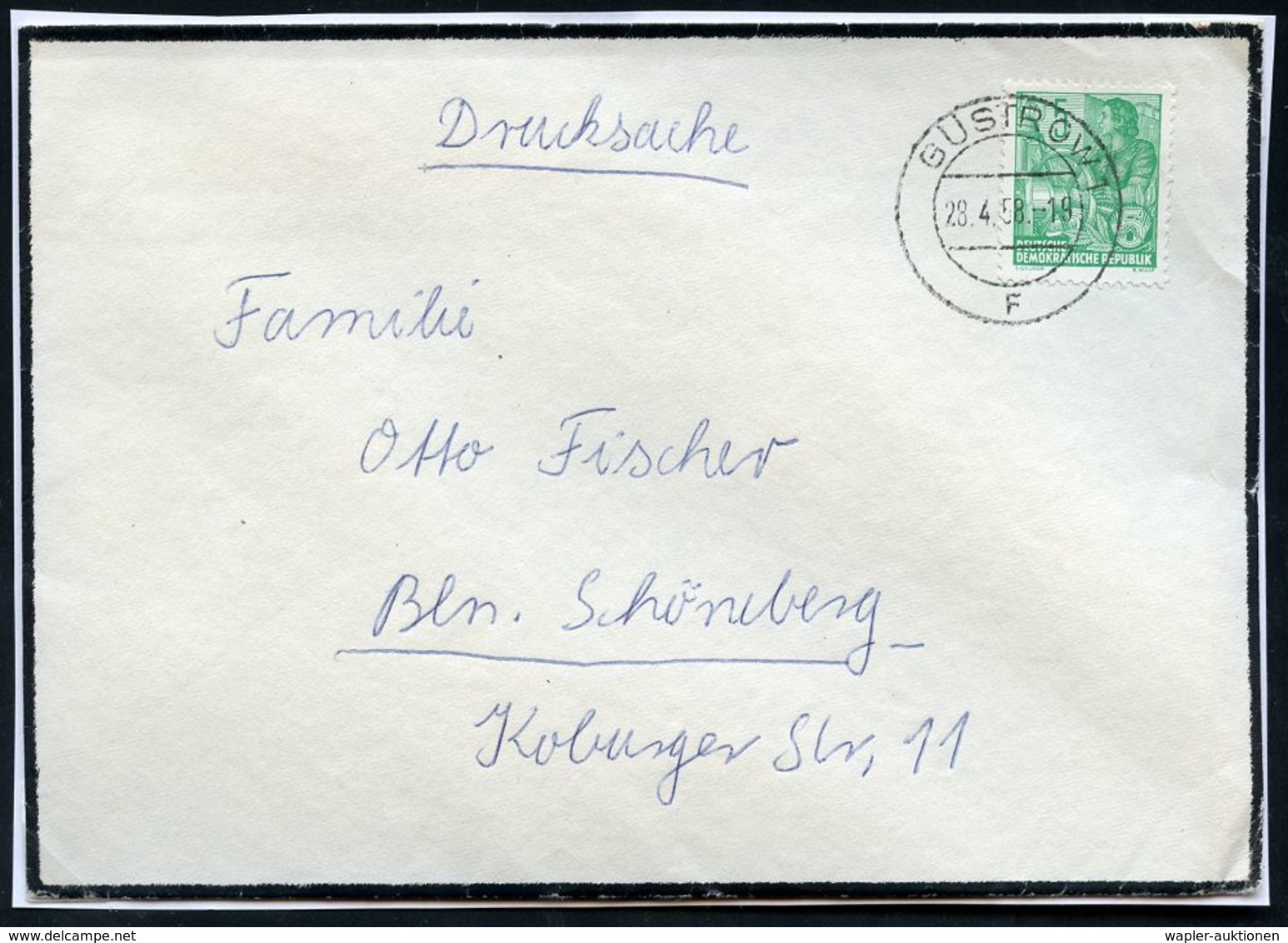 STERBEN / TOD : D.D.R. 1955/70 6 Verschiedene  T R A U E R - Briefe, Alle  M I T   I N H A L T , (drei Ungeöffnet!), All - Médecine