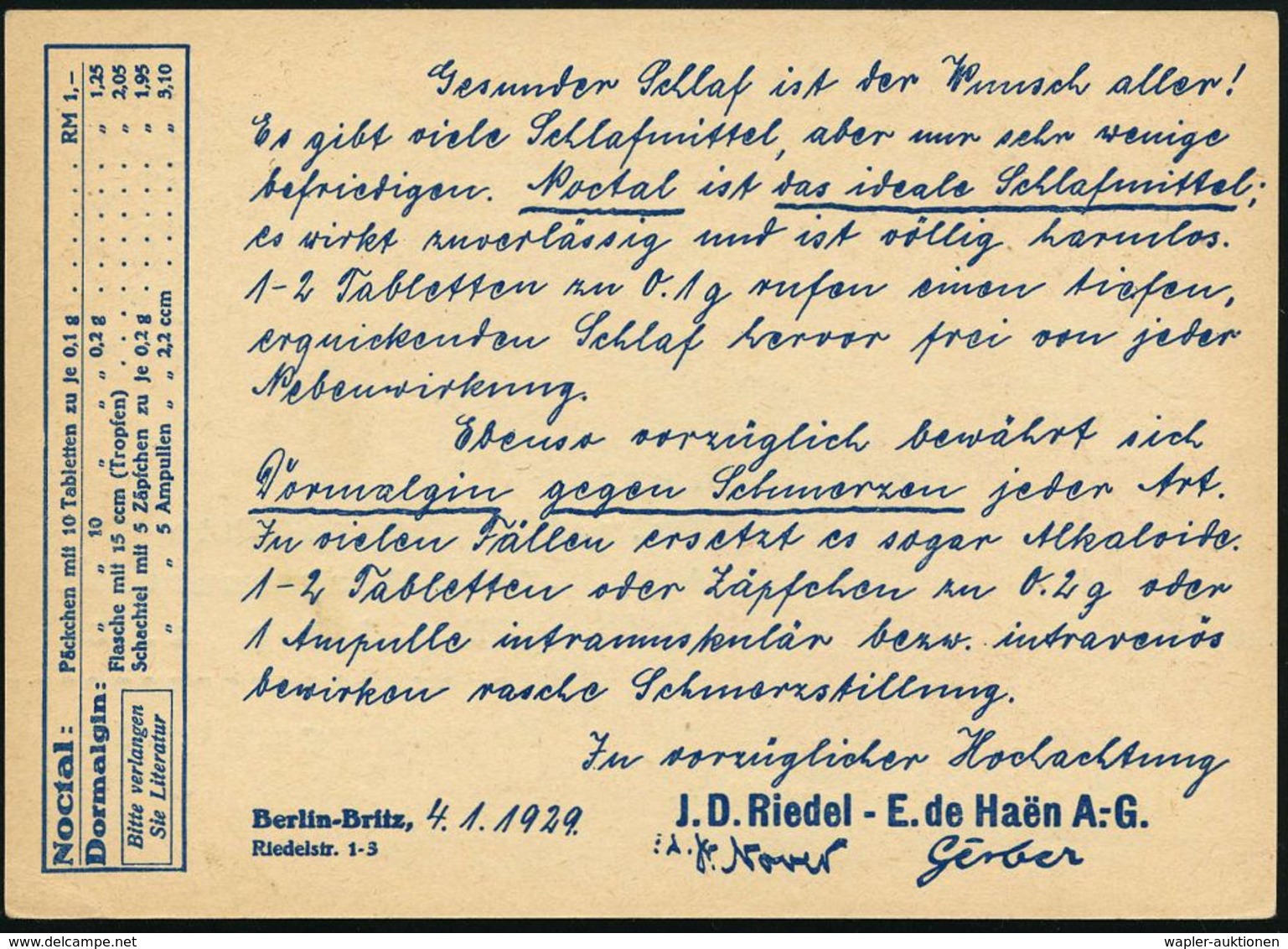 PHARMAZIE / MEDIKAMENTE : Berlin-Britz 1929 (Jan.) Amtl. Nothilfe-P. 8 Pf.: "Ich Bringe Glück" = Kind Mit Gold-Kleeblätt - Pharmazie