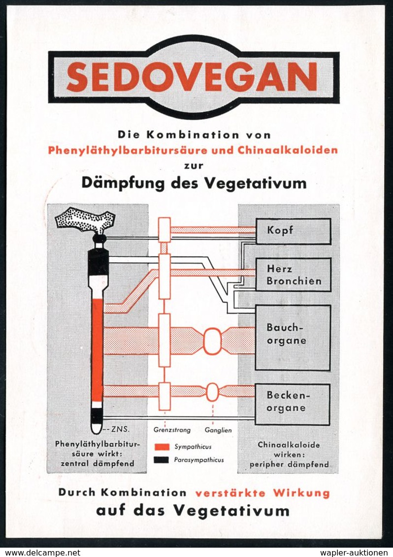 PHARMAZIE / MEDIKAMENTE : (21a) BIELEFELD 2/ Dr.August Wolff/ CHEM.-PHARM.FABRIK 1955 (17.1.) AFS (Firmen-Logo) Auf Zwei - Pharmacie