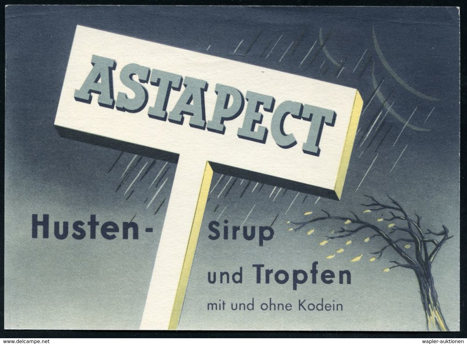 PHARMAZIE / MEDIKAMENTE : (21a) BRACKWEDE (WESTF)/ Gegen/ Sodbrennen/ SIODAN/ Asta-Werke AG. 1953 (25.9.) AFS (etw. Schw - Farmacia