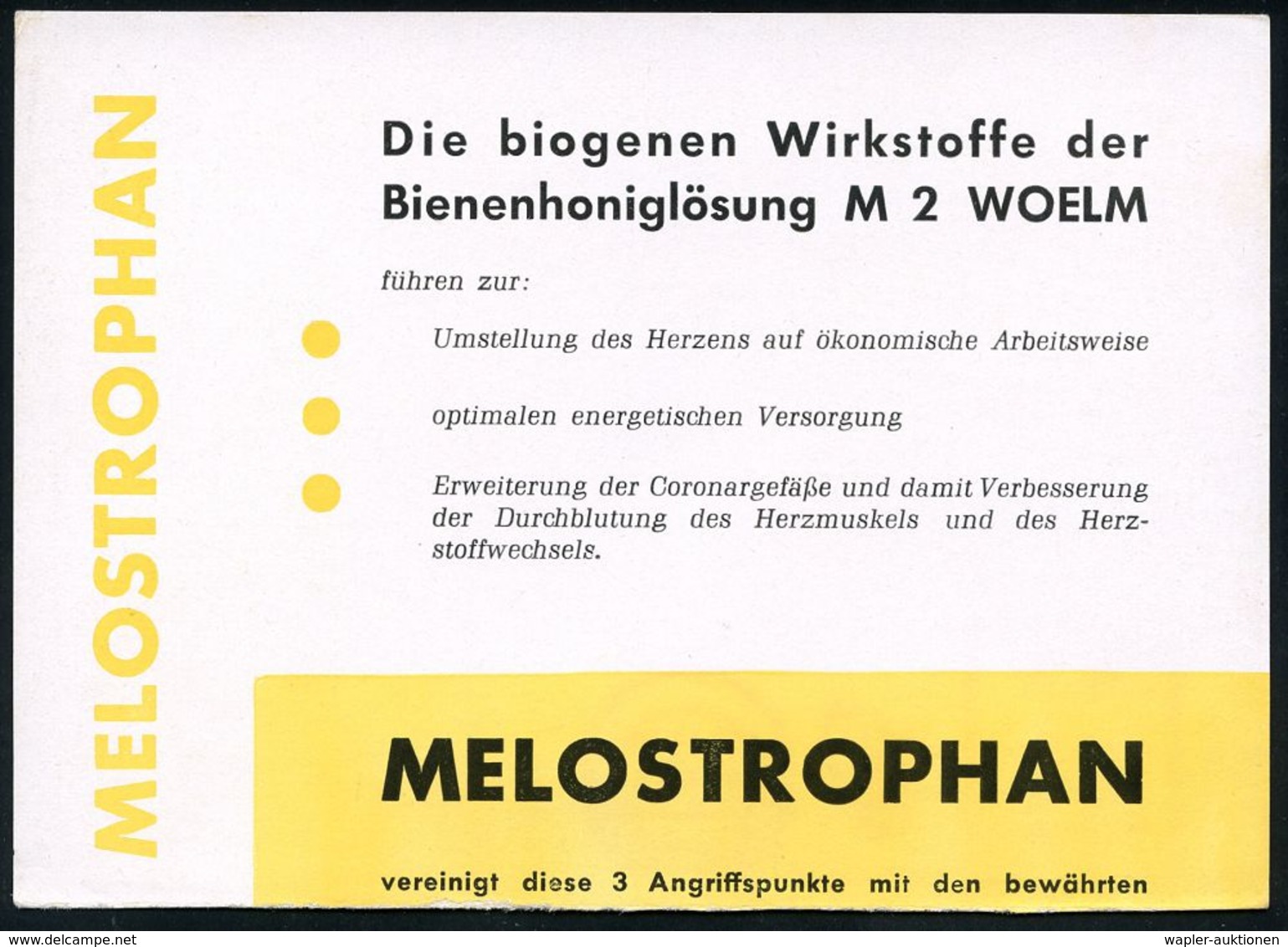 PHARMAZIE / MEDIKAMENTE : (16) ESCHWEGE/ MW/ Woelm 1953 (29.8.) AFS Francotyp, Seltene Verkürzte Type, Zweifarbige (halb - Pharmacy