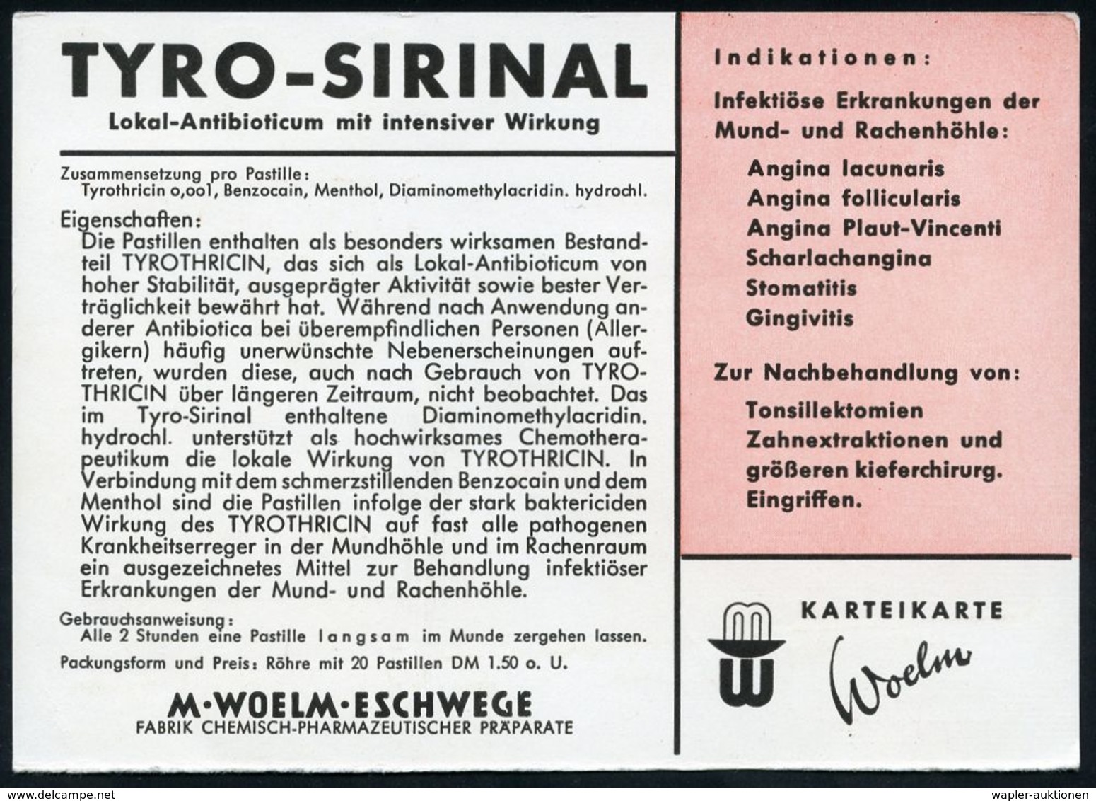 PHARMAZIE / MEDIKAMENTE : (16) ESCHWEGE/ MW/ Woelm/ GEBÜHR BEZAHLT 1955 (14.1.) AFS Francotyp In 000 + GEBÜHR BEZAHLT =  - Pharmacie