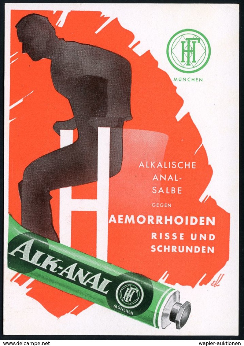 PHARMAZIE / MEDIKAMENTE : (13b) MÜNCHEN 23/ ..CHEMISCHE FABRIK/ Von Heyden/ AG.. 1953 (5.8.) AFS Auf Color-Künstler-Rekl - Pharmacie