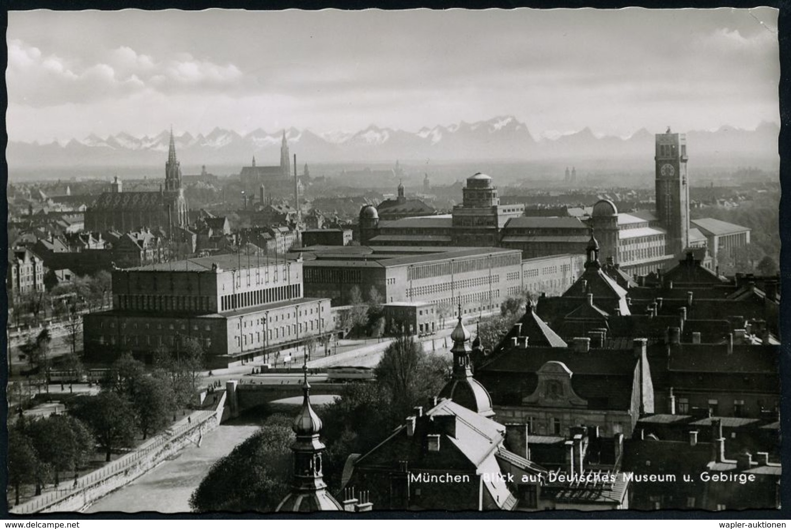 APOTHEKE / DROGERIE : (13b) MÜNCHEN/ 18.-22.JUNI/ DEUTSCHER APOTHEKERTAG 1954 (18.6.) SSt (Monogr.-Logo) Auf S/w.-Foto-A - Pharmazie