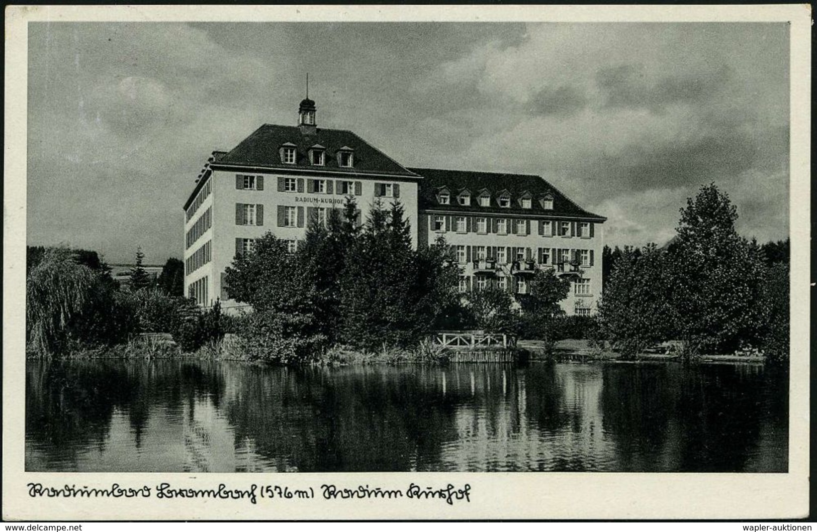 KURORTE / HEILQUELLEN : BRAMBACH   R A D I U M B A D  (VOGTL)1/ C 1939 (24.7.) 2K-Steg Auf EF 15 Pf. Hindenbg., , Klar G - Medicine