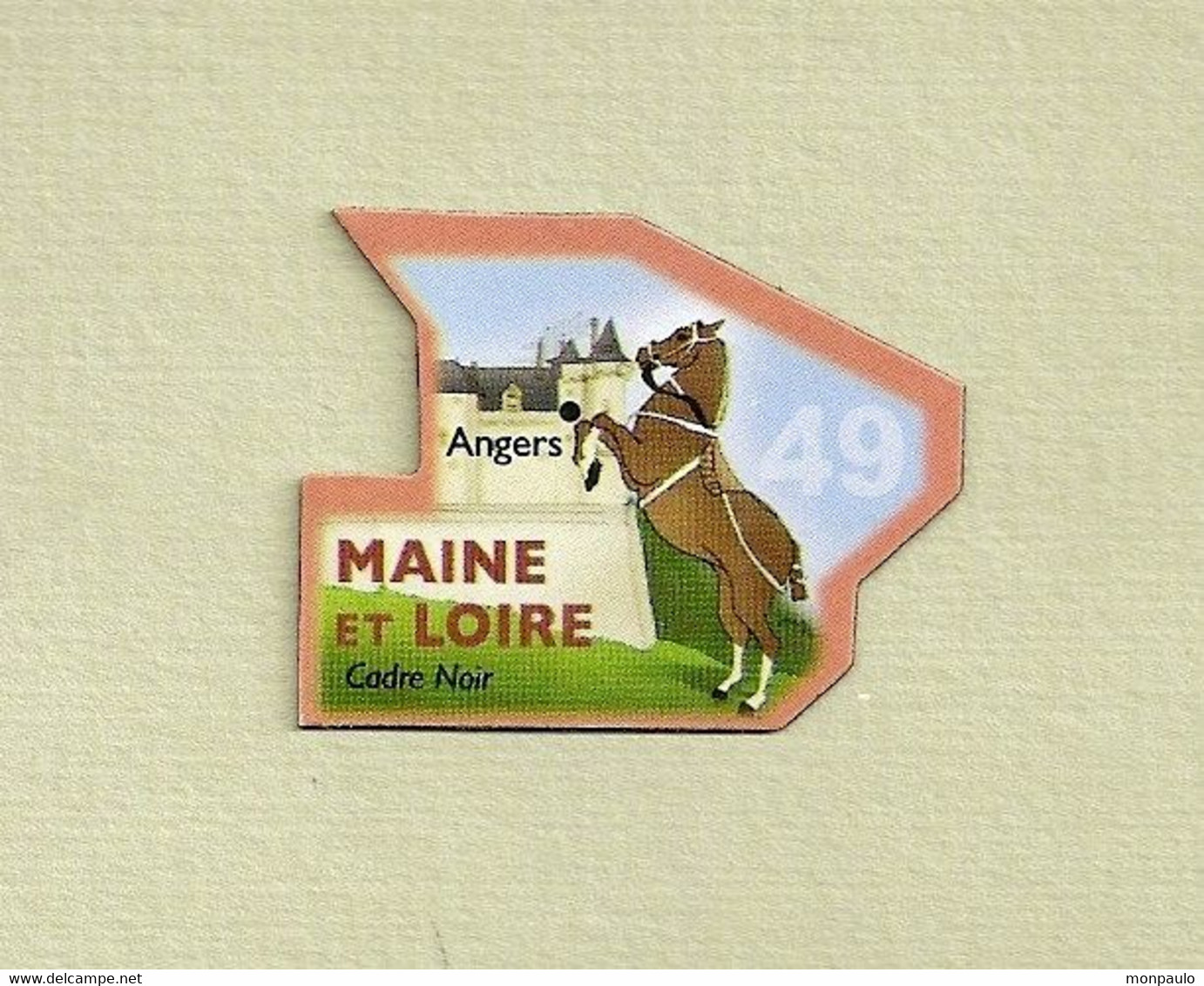 Magnets. Magnets "Le Gaulois" Départements Français. Maine Et Loire (49) - Altri & Non Classificati