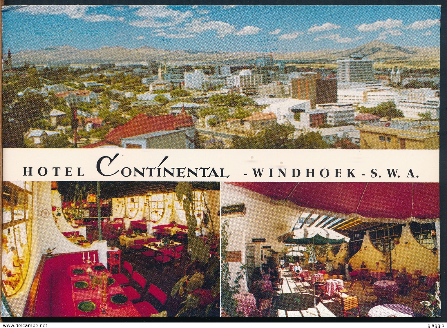 °°° 14747 - NAMIBIA - HOTEL CONTINENTAL - WINDHOEK °°° - Namibia