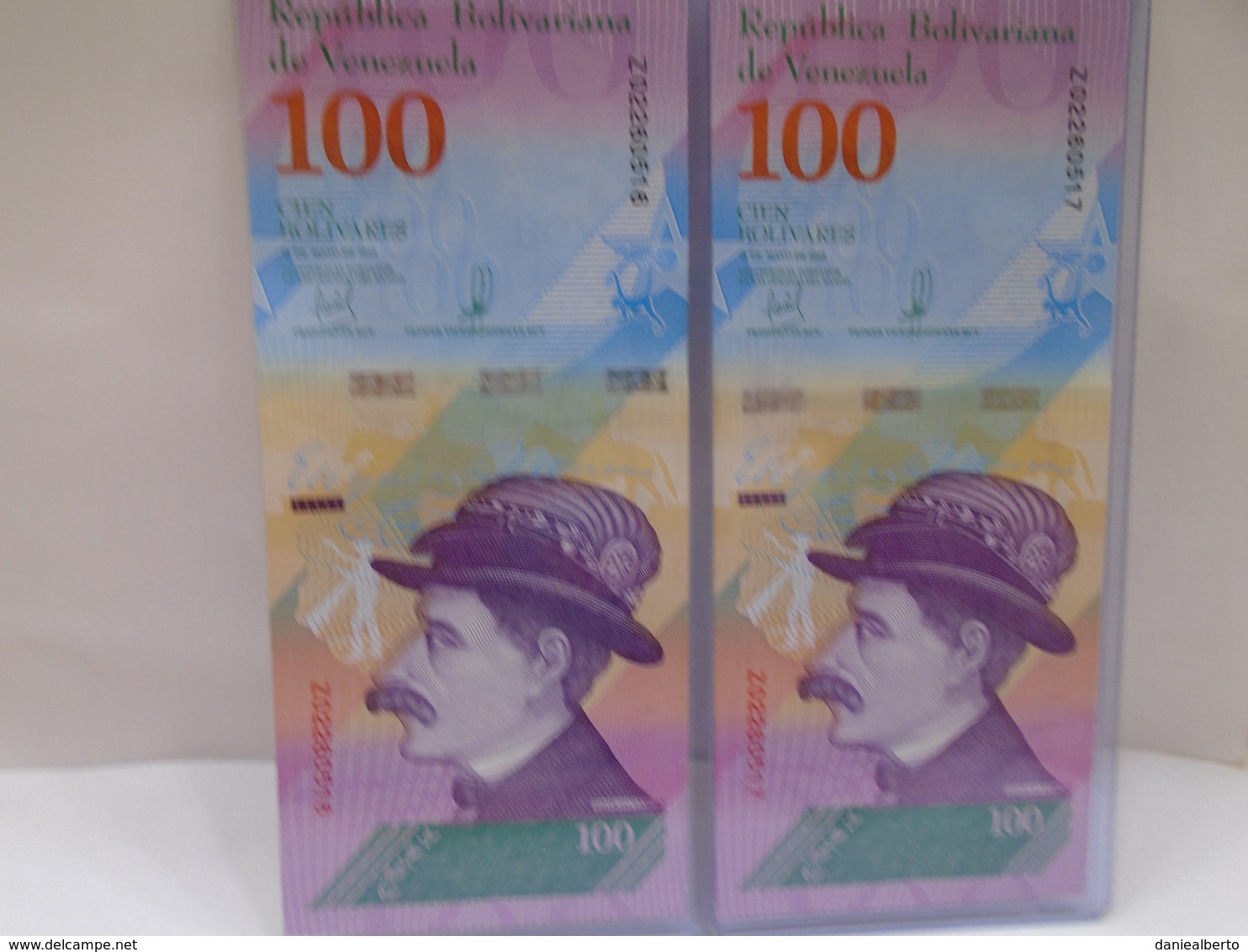 Venezuela, (2)100 Pesos 2018, Replacement, Consecutive, Crisp, UNC, Beautiful Bill About Animals. - Venezuela