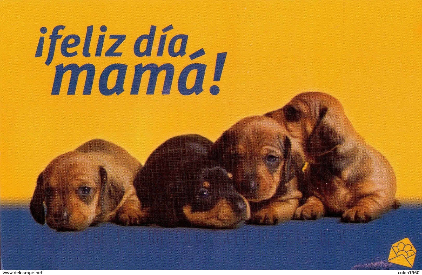 PERROS. FELIZ DIA MAMA. CIRCULADA. (604) - Hunde