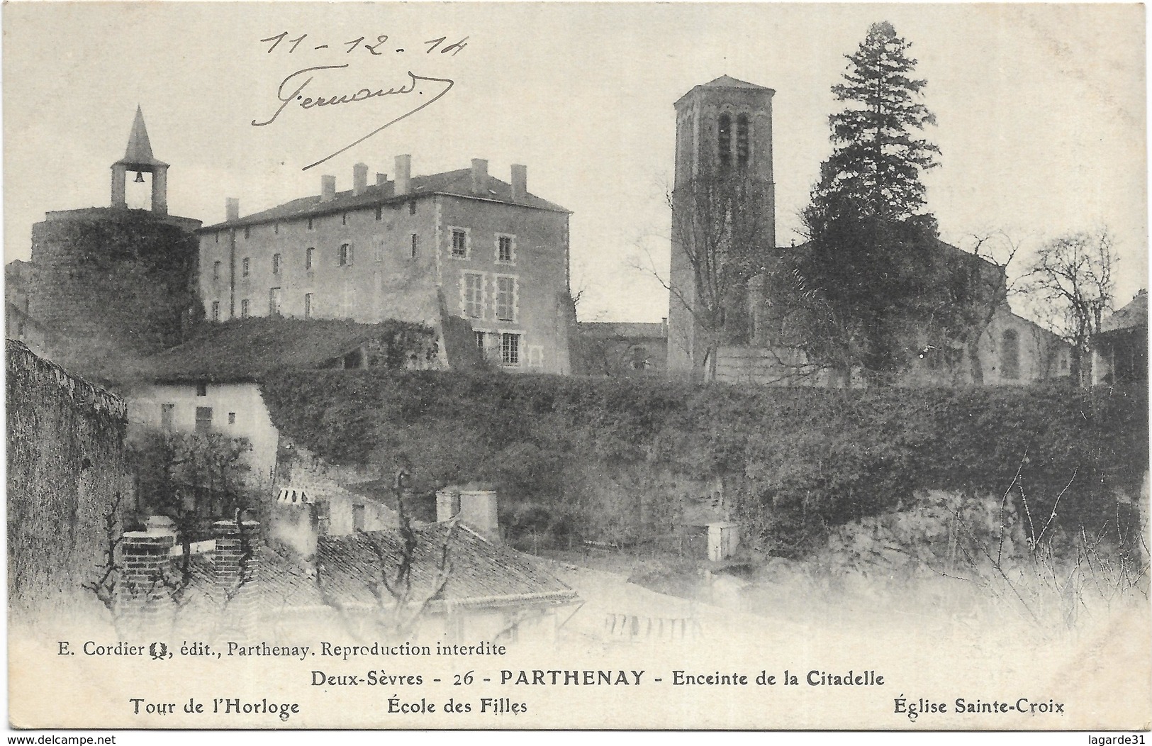 79 Parthenay - Enceinte De La Citadelle - Parthenay