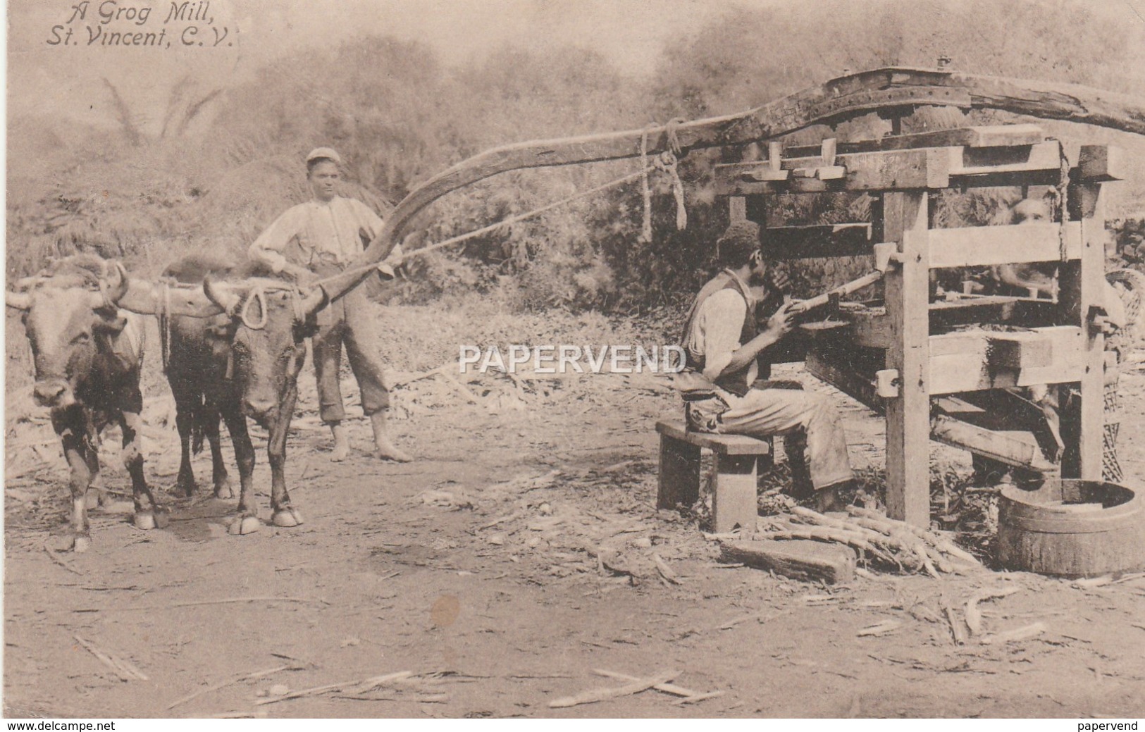 CABO VERDE A Grog Mmill Sugar Mill Cv9 - Cape Verde