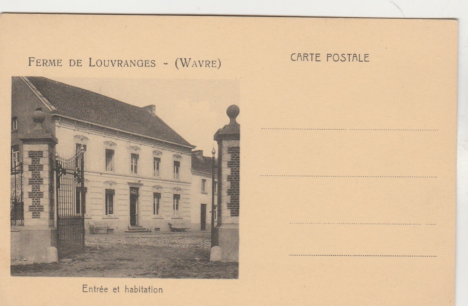 Wavre  , Ferme De Louvrange (Très RARE ) - Wavre