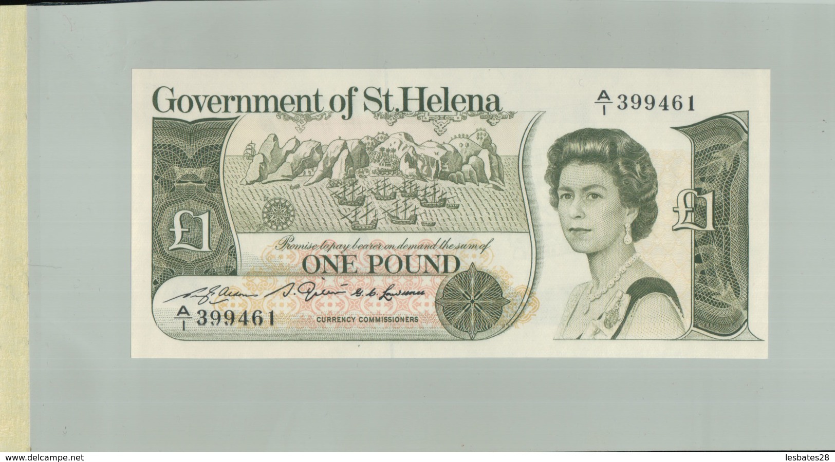 Billet De Banque Sainte - Hélène - 1 Pound - (1981) - Government Of St. Helena  DEC 2019 Gerar - Sainte-Hélène