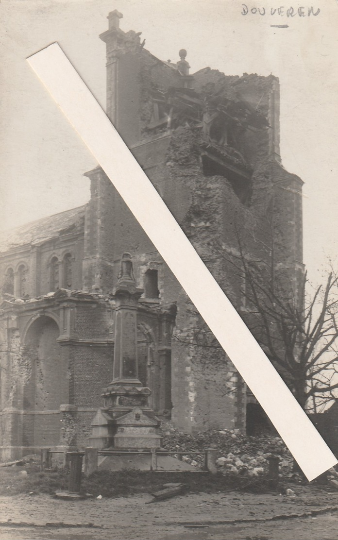 Douveren , ( Koekelare - Couckelaere ) Kerk , 1914-1918 ( Moere , Leke ,Ichtegem,Bovekerk,Kortemark,Eenergem,Beerst ? - Koekelare
