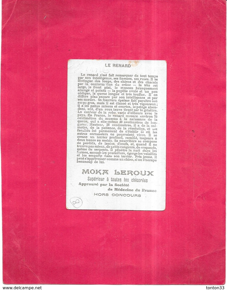 CHROMO MOKA LEROUX Supérieur à Toutes Les Chicorés - Le Renard  - TON1 - Té & Café