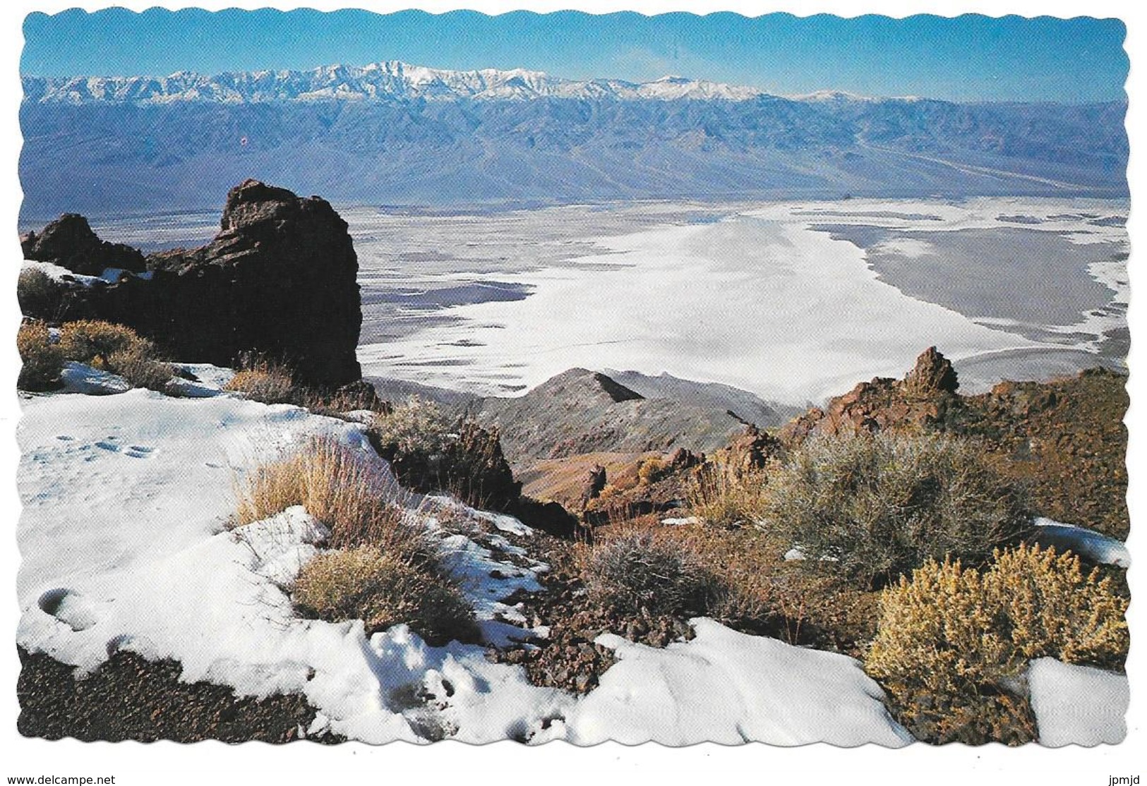 DEATH VALLEY NATIONAL MONUMENT CALIFORNIA - Dante's View Has A Panorama ... - Hotels Fred Harvey DV-80 - Death Valley