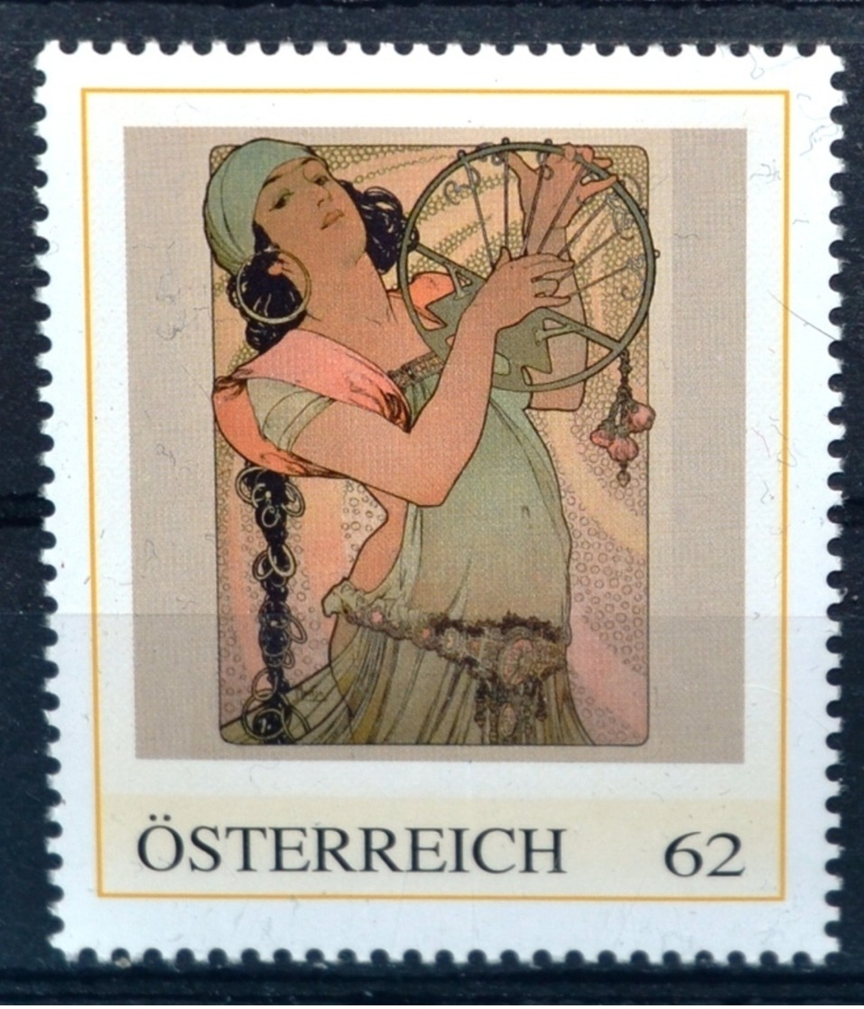 Pe632 Salome 1897, Alfons Mucha, Jugendstil, Art Nouveau, AT 2012 ** - Autres & Non Classés