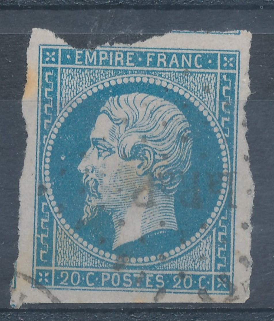 N°14 VARIETE  ET  OBLITERATION - 1853-1860 Napoléon III