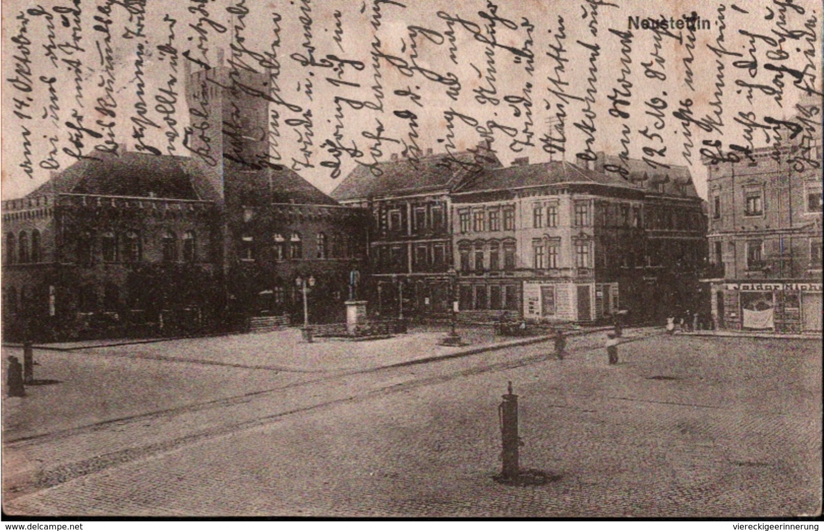 ! Alte Ansichtskarte Neustettin, Szczecinek, 1917, Pommern - Pommern