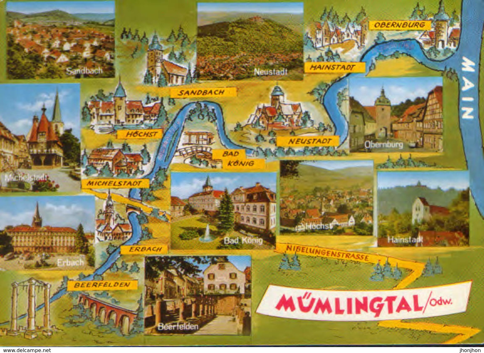 Germany - Postcard Unused - Mümlingtal - Images - Bad König