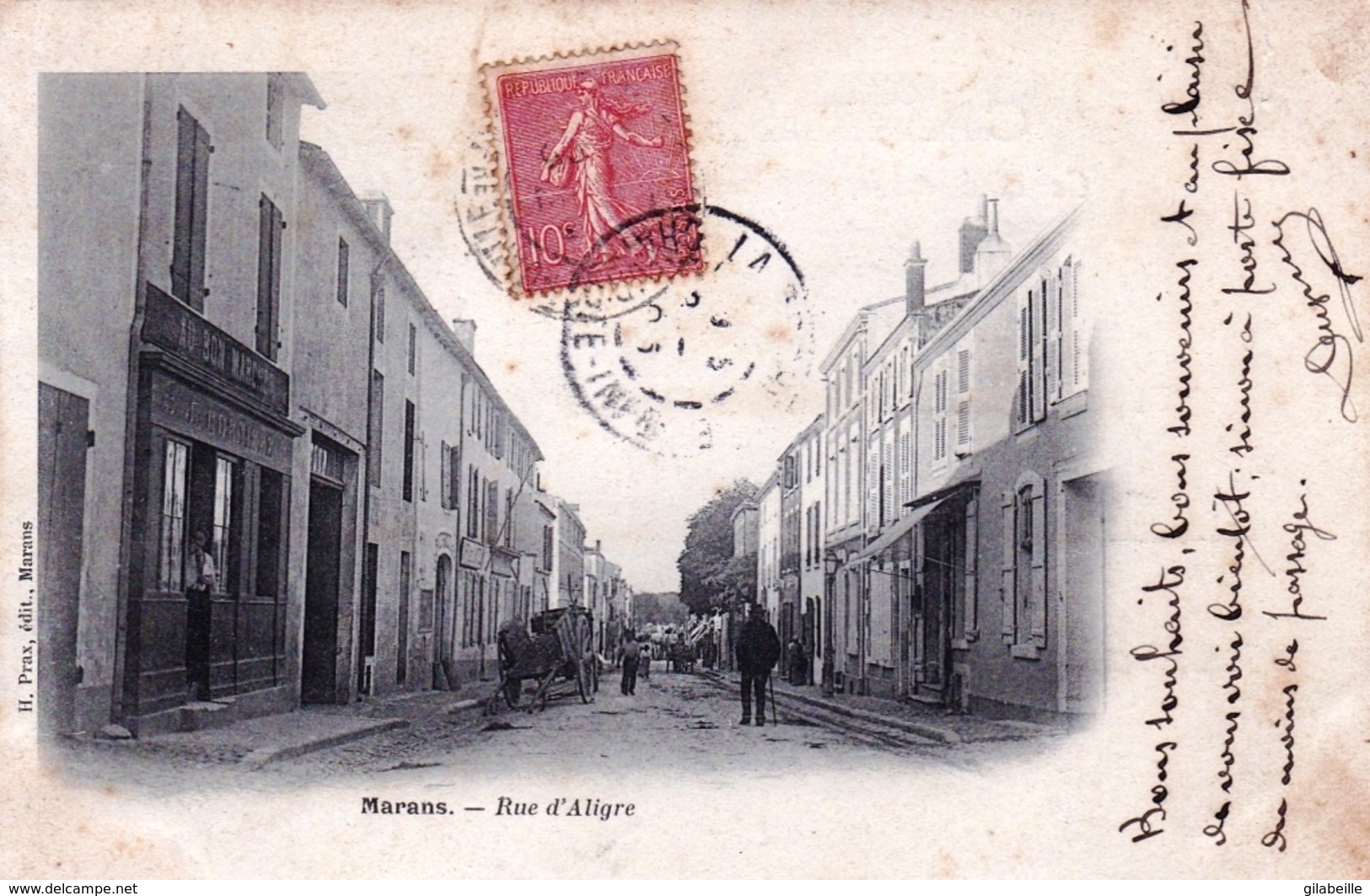 17 - Charente Maritime - MARANS - Rue D Aligre - Autres & Non Classés