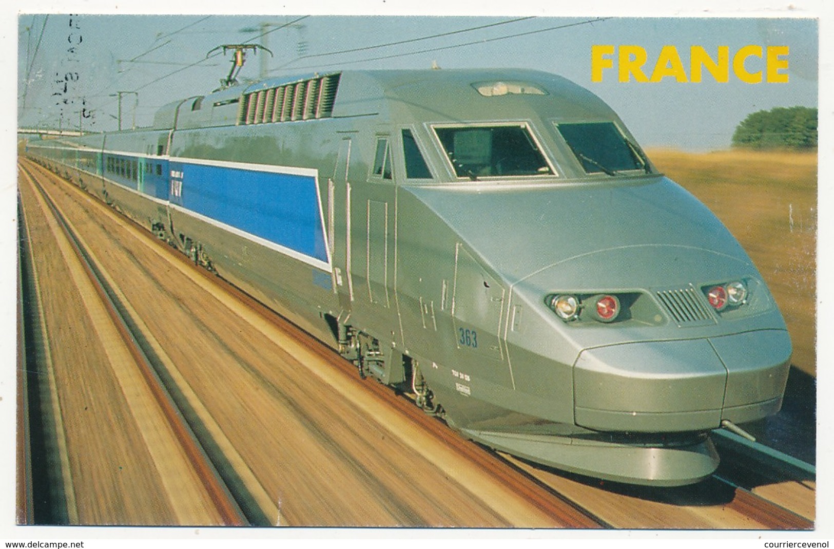 FRANCE - Carte Radio-amateur - TGV - Confirmation De QSO Hyères => Caen - 1993 - Eisenbahnen