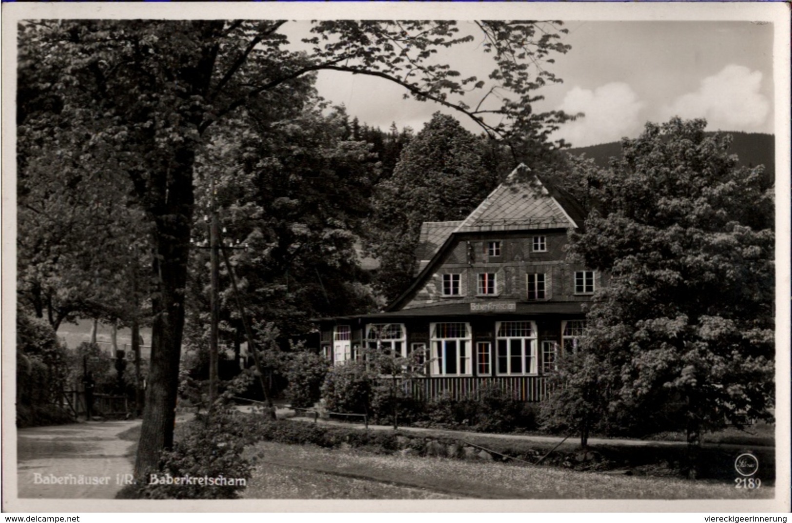 ! Alte Ansichtskarte Baberkretscham, Baberhäuser Im Riesengebirge - Poland