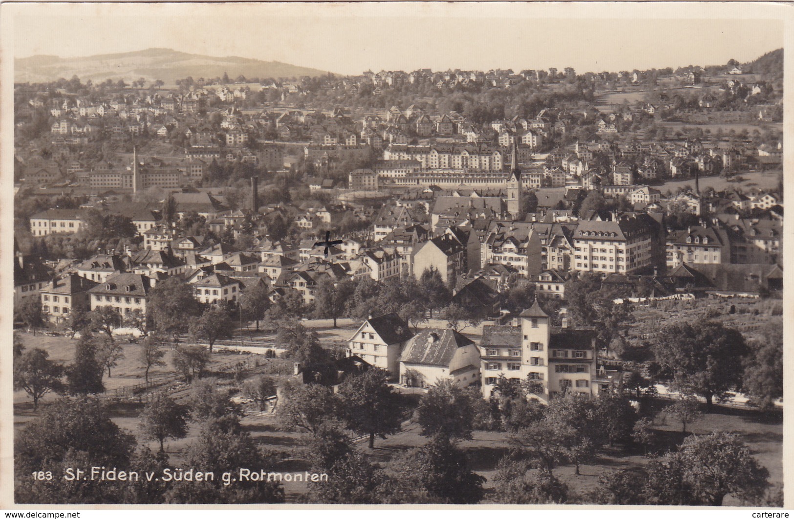 SUISSE,SCHWEIZ,SVIZZERA,SWITZERLAND,HELVETIA,SWISS,SAINT GALL,SAINT GALLEN,ROTMONTEN,SAINT FIDEN,CARTE PHOTO - St. Gallen